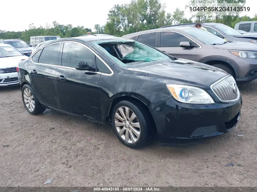 2016 Buick Verano VIN: 1G4PP5SK2G4143519 Lot: 40043185