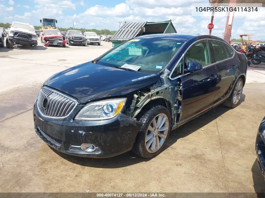 1G4PR5SK1G4114314 2016 Buick Verano Convenience Group