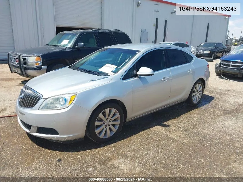 2016 Buick Verano VIN: 1G4PP5SKXG4163243 Lot: 40086563