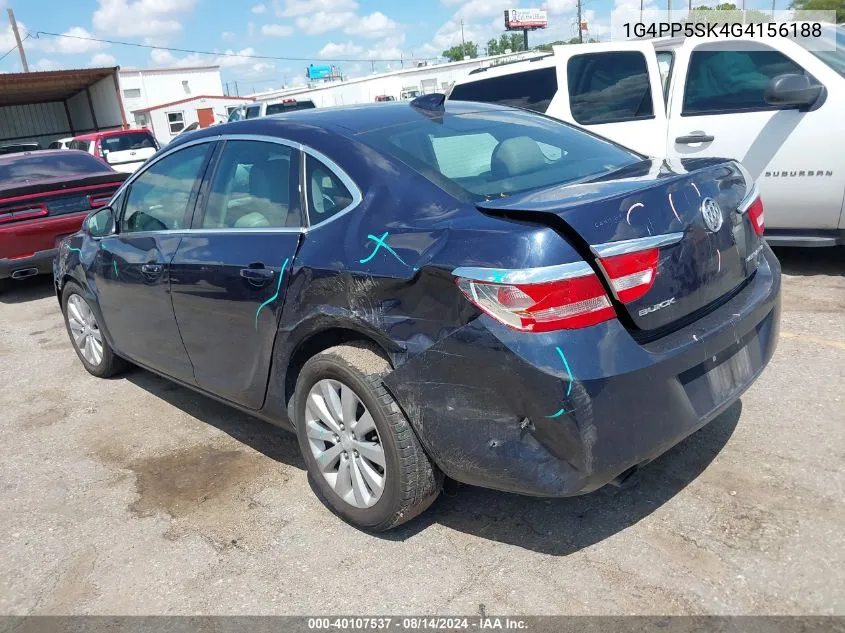 2016 Buick Verano VIN: 1G4PP5SK4G4156188 Lot: 40107537