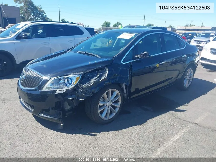 2016 Buick Verano Leather Group VIN: 1G4PS5SK5G4122503 Lot: 40116130