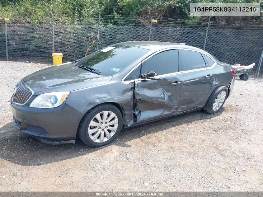 2016 Buick Verano VIN: 1G4PP5SK8G4113246 Lot: 40117286