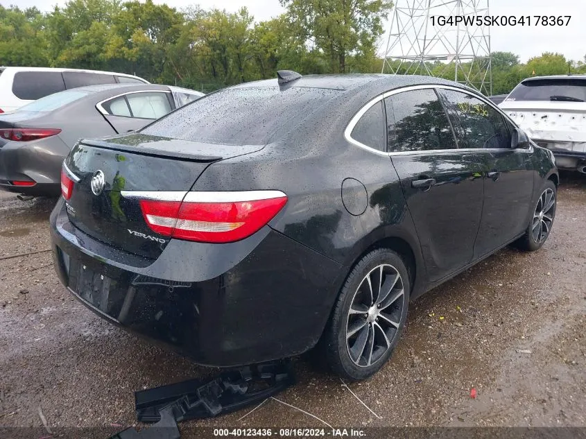 1G4PW5SK0G4178367 2016 Buick Verano Sport Touring Group