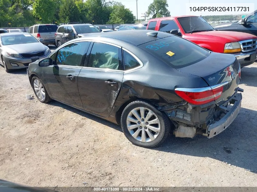 2016 Buick Verano VIN: 1G4PP5SK2G4117731 Lot: 40175398