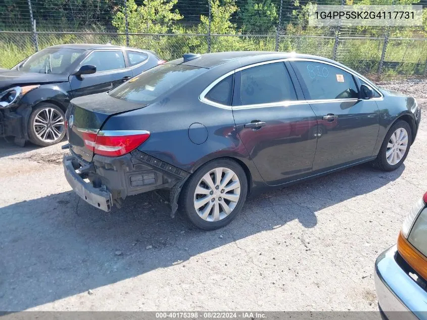 2016 Buick Verano VIN: 1G4PP5SK2G4117731 Lot: 40175398