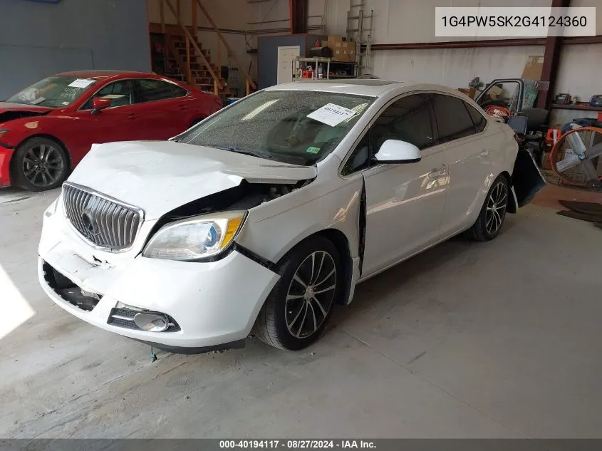 1G4PW5SK2G4124360 2016 Buick Verano Sport Touring Group