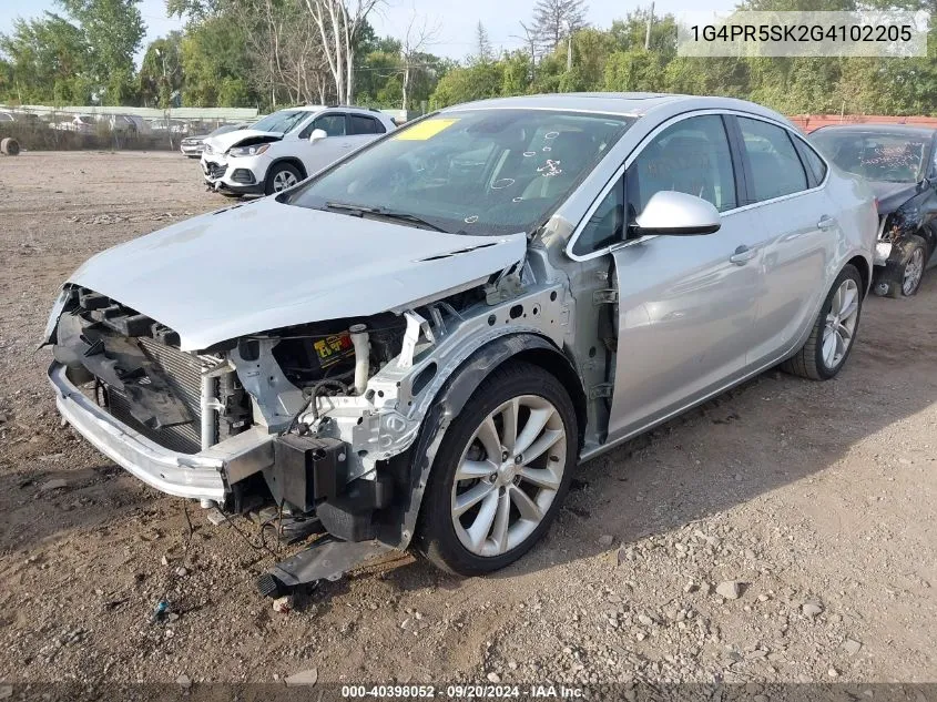 2016 Buick Verano Convenience Group VIN: 1G4PR5SK2G4102205 Lot: 40398052