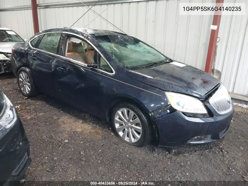 2016 Buick Verano VIN: 1G4PP5SK6G4140235 Lot: 40433656