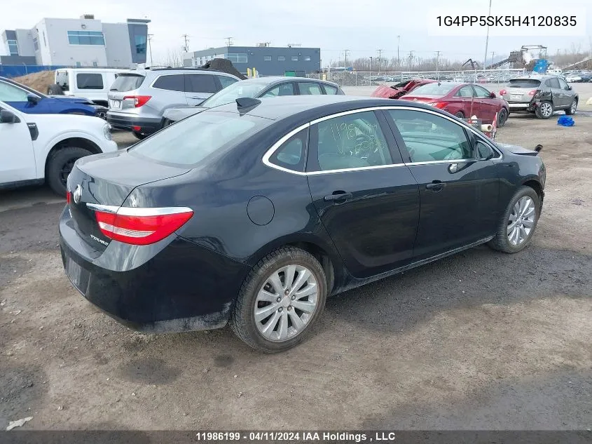 2017 Buick Verano VIN: 1G4PP5SK5H4120835 Lot: 11986199