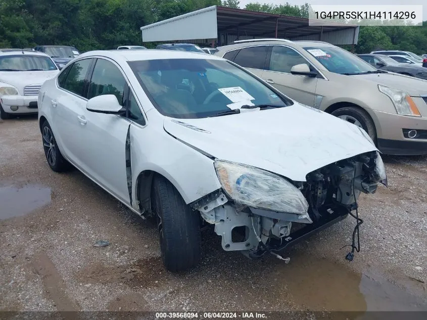 1G4PR5SK1H4114296 2017 Buick Verano Sport Touring