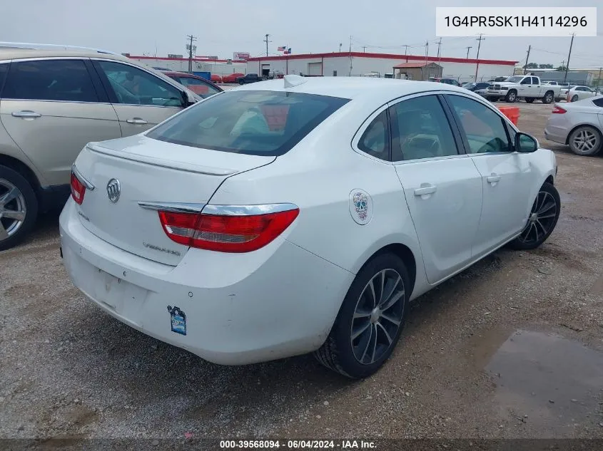 1G4PR5SK1H4114296 2017 Buick Verano Sport Touring