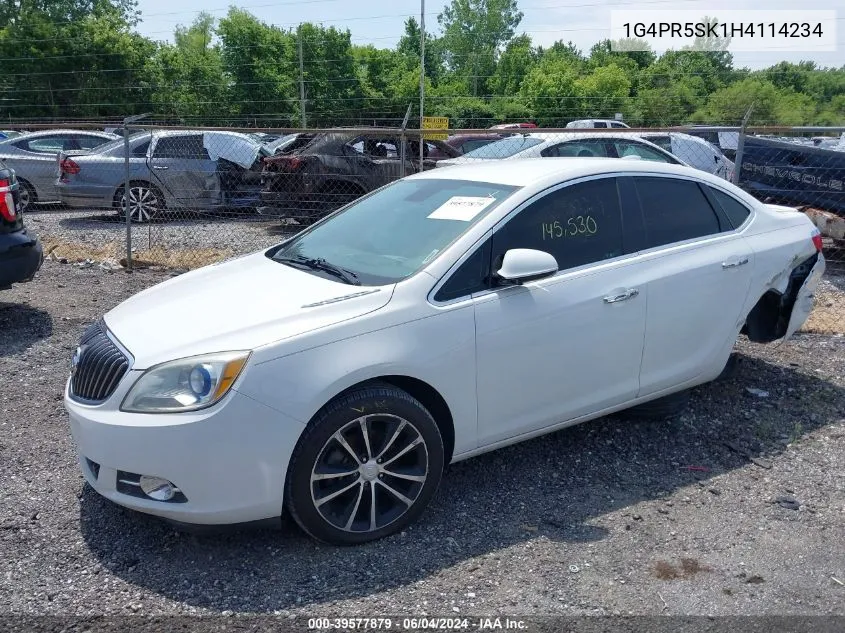 2017 Buick Verano Sport Touring VIN: 1G4PR5SK1H4114234 Lot: 39577879