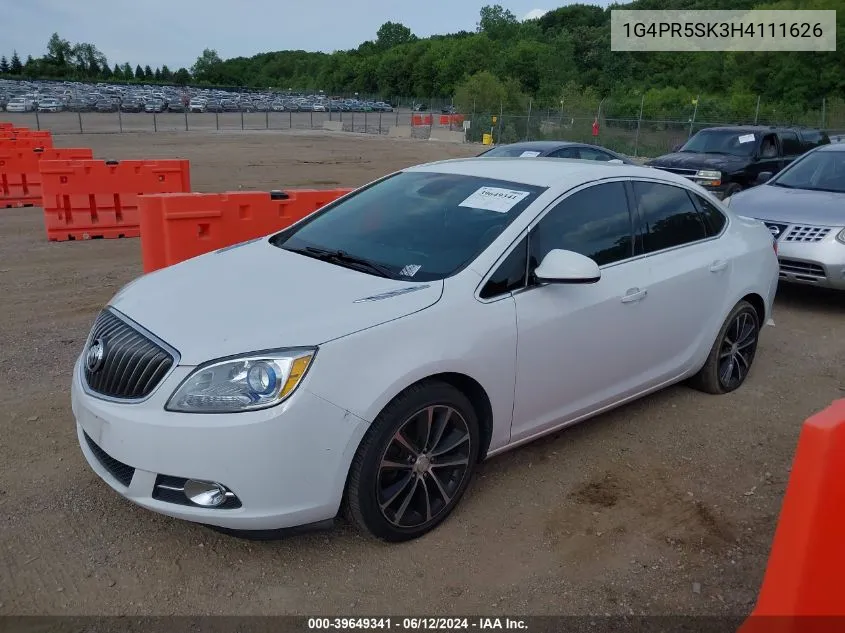 1G4PR5SK3H4111626 2017 Buick Verano Sport Touring