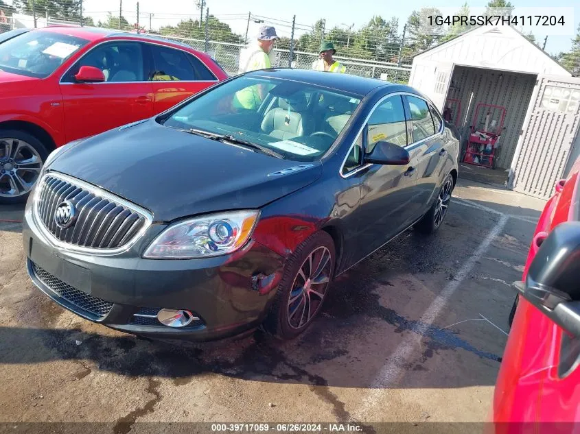 2017 Buick Verano Sport Touring VIN: 1G4PR5SK7H4117204 Lot: 39717059