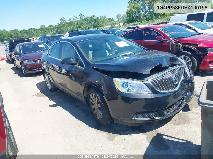 2017 Buick Verano VIN: 1G4PP5SK0H4100198 Lot: 39724476