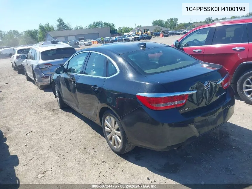 2017 Buick Verano VIN: 1G4PP5SK0H4100198 Lot: 39724476