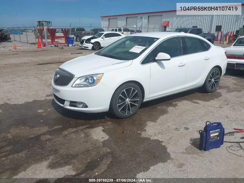 2017 Buick Verano Sport Touring VIN: 1G4PR5SK0H4107419 Lot: 39785239