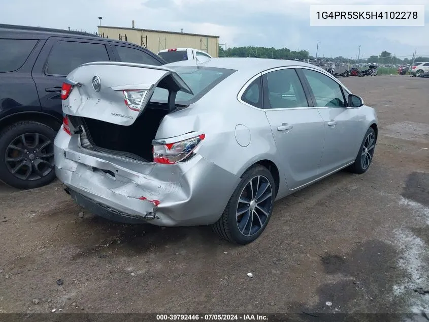 1G4PR5SK5H4102278 2017 Buick Verano Sport Touring