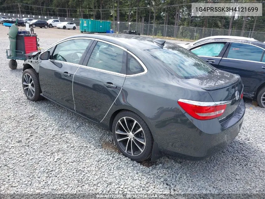 1G4PR5SK3H4121699 2017 Buick Verano Sport Touring