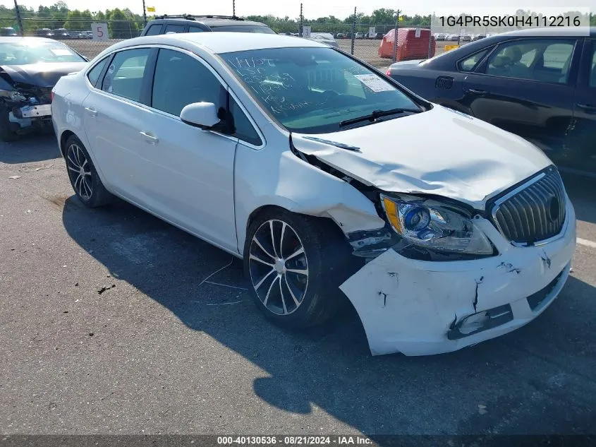 1G4PR5SK0H4112216 2017 Buick Verano Sport Touring