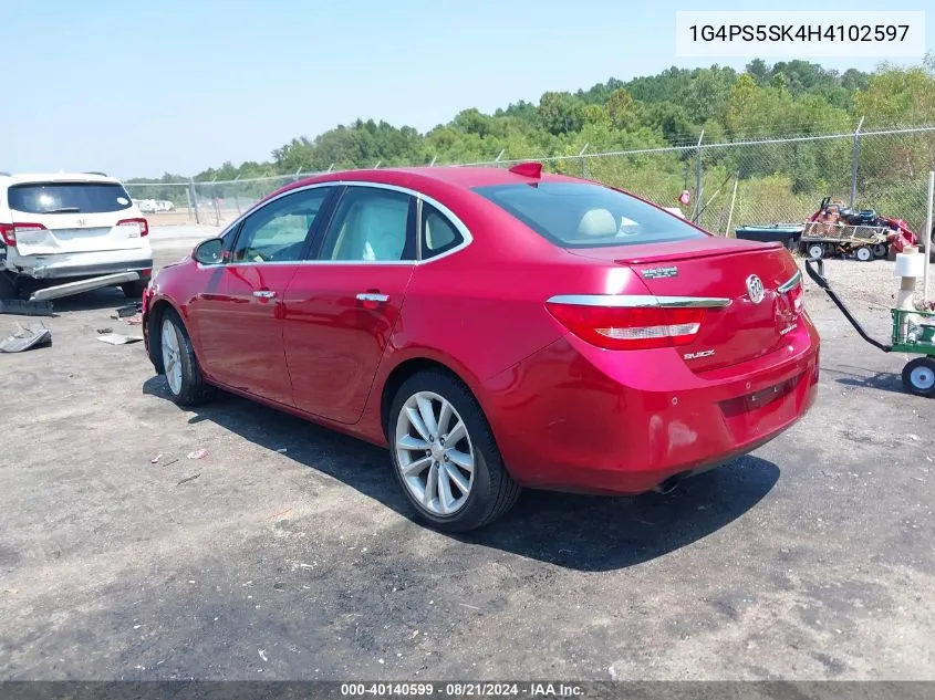 1G4PS5SK4H4102597 2017 Buick Verano Leather Group