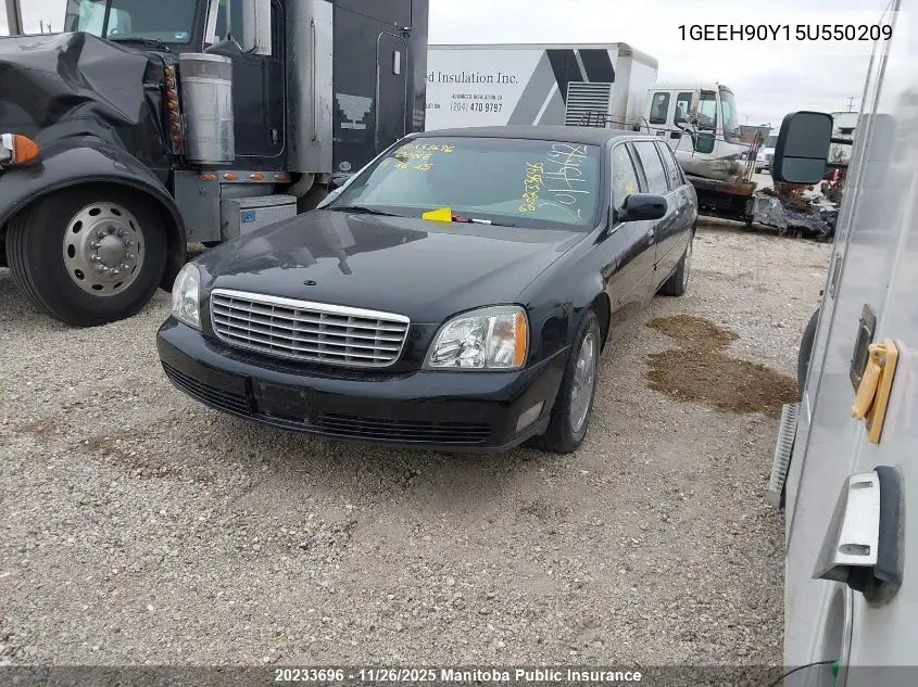 1GEEH90Y15U550209 2005 Cadillac Superior