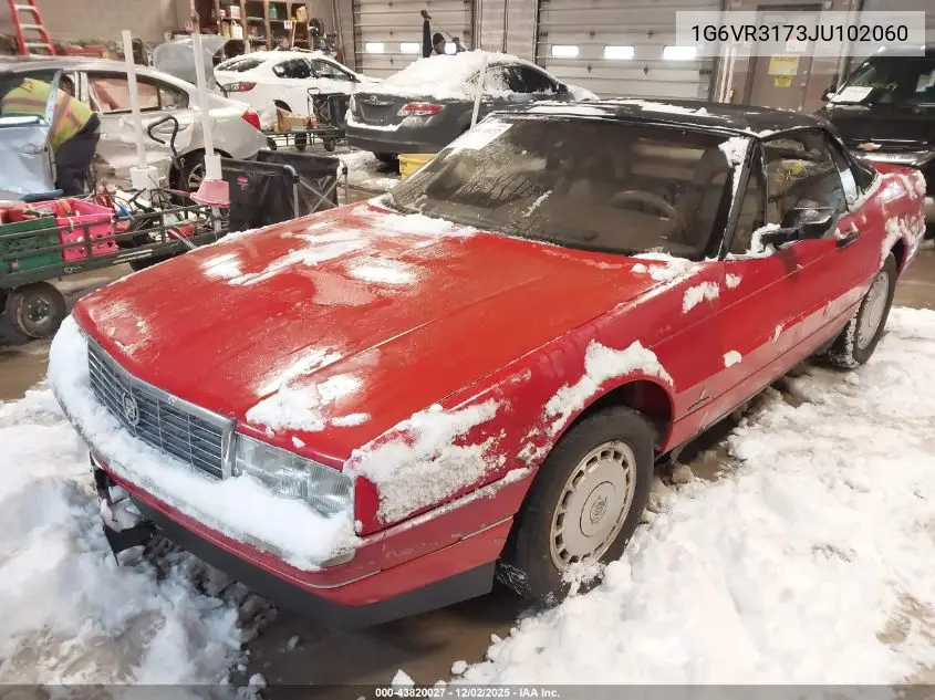 1G6VR3173JU102060 1988 Cadillac Allante