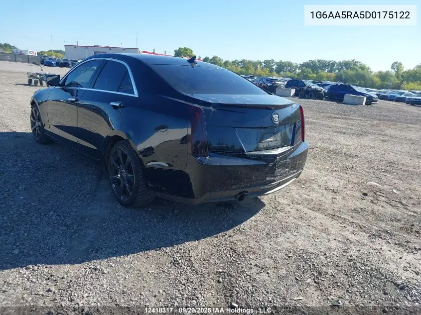 1G6AA5RA5D0175122 2013 Cadillac Ats