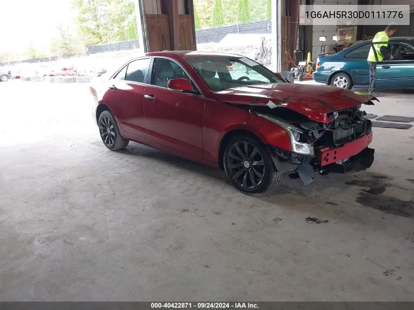 1G6AH5R30D0111776 2013 Cadillac Ats Luxury