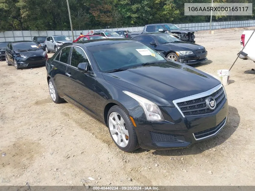 1G6AA5RX0D0165117 2013 Cadillac Ats Standard