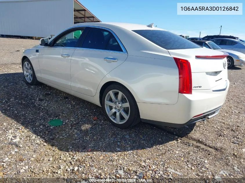 1G6AA5RA3D0126842 2013 Cadillac Ats Standard