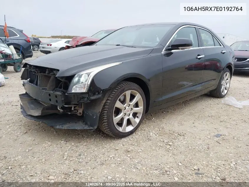 1G6AH5RX7E0192764 2014 Cadillac Ats