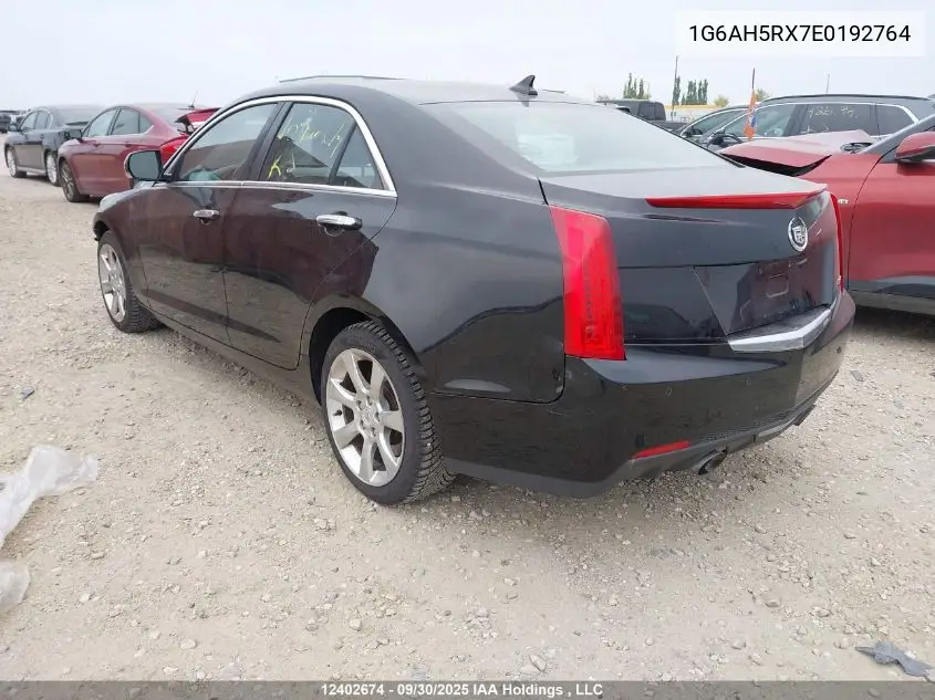 1G6AH5RX7E0192764 2014 Cadillac Ats