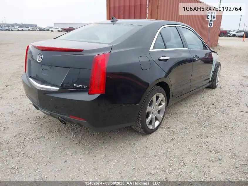 1G6AH5RX7E0192764 2014 Cadillac Ats