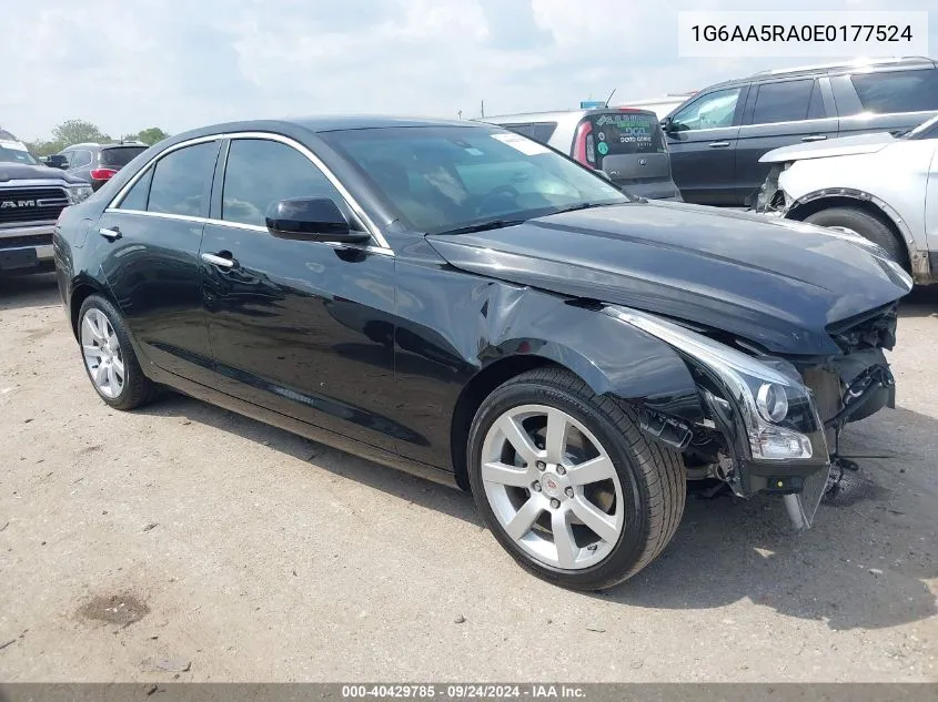 1G6AA5RA0E0177524 2014 Cadillac Ats Standard