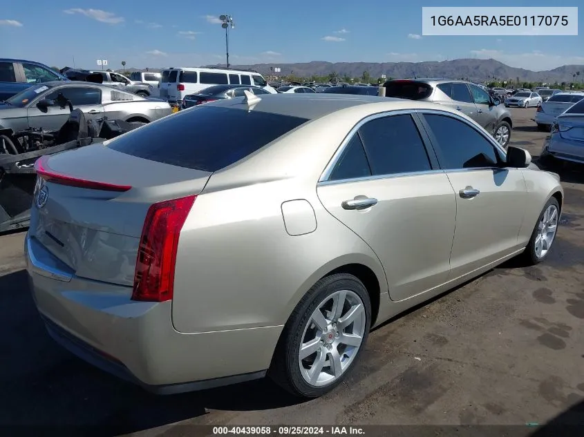 1G6AA5RA5E0117075 2014 Cadillac Ats Standard