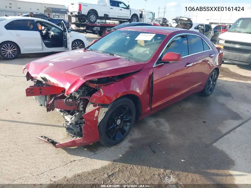 1G6AB5SXXE0161424 2014 Cadillac Ats Luxury