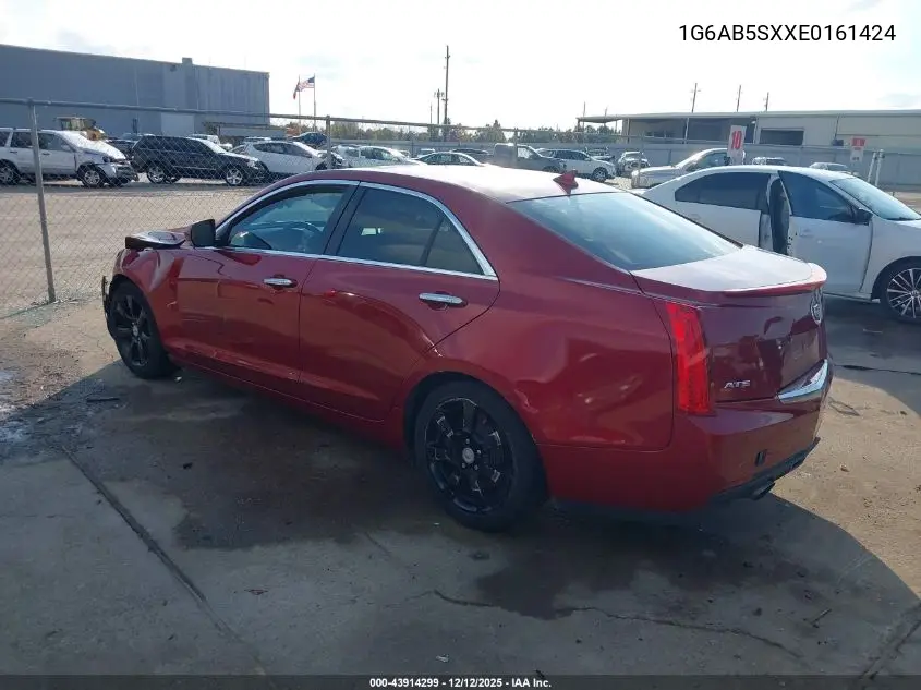 1G6AB5SXXE0161424 2014 Cadillac Ats Luxury