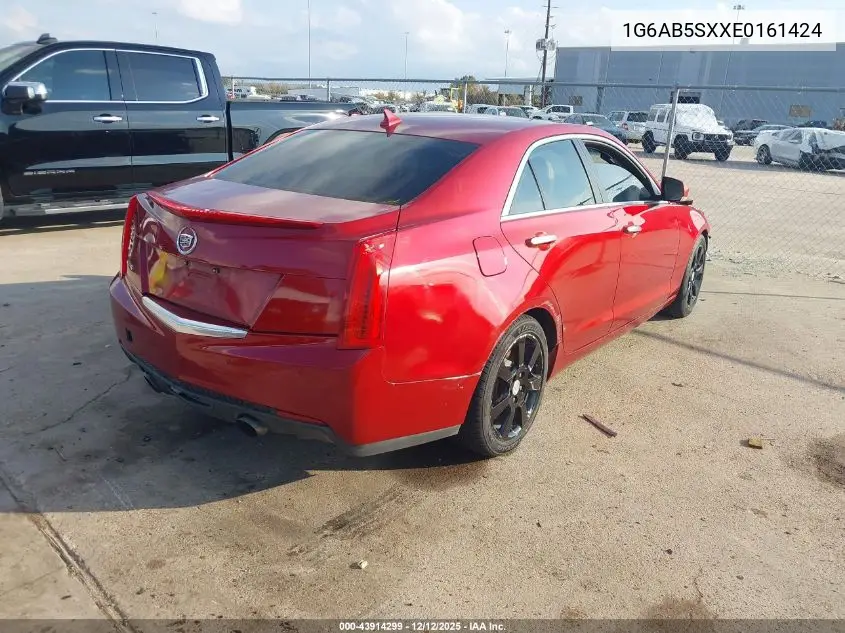 1G6AB5SXXE0161424 2014 Cadillac Ats Luxury
