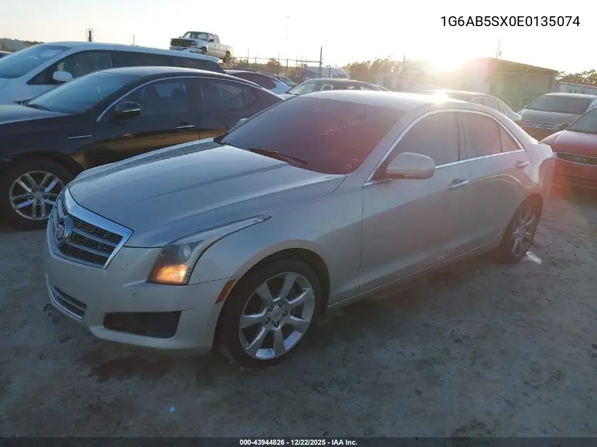 1G6AB5SX0E0135074 2014 Cadillac Ats Luxury