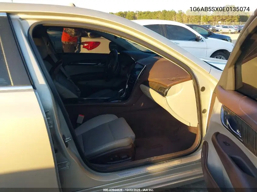 1G6AB5SX0E0135074 2014 Cadillac Ats Luxury
