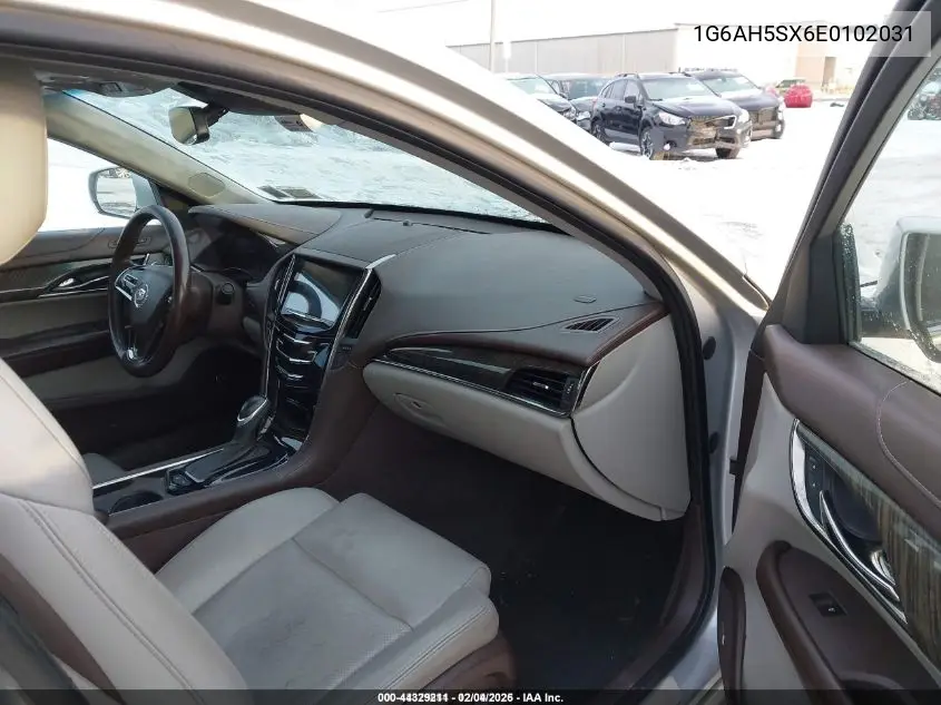 1G6AH5SX6E0102031 2014 Cadillac Ats Luxury