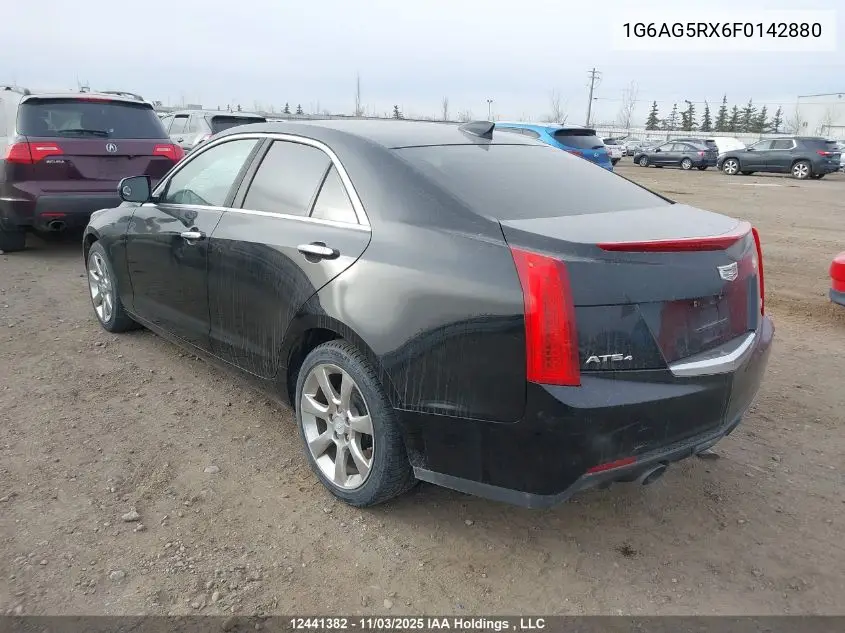 1G6AG5RX6F0142880 2015 Cadillac Ats Turbo