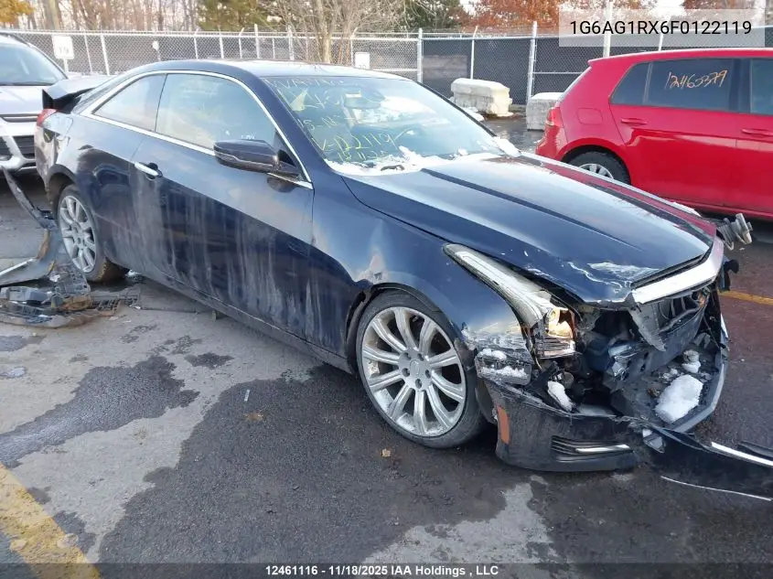 1G6AG1RX6F0122119 2015 Cadillac Ats Turbo