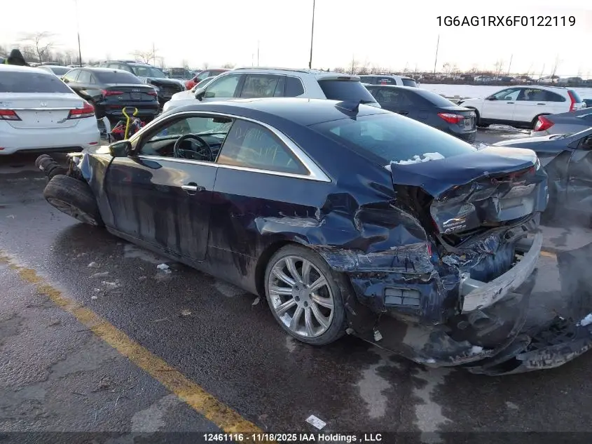 1G6AG1RX6F0122119 2015 Cadillac Ats Turbo