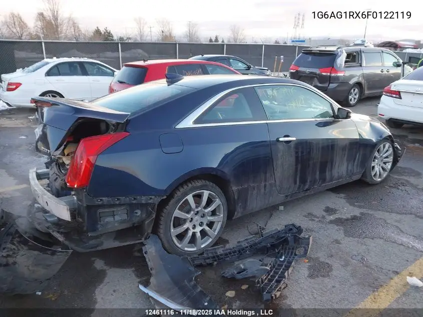 1G6AG1RX6F0122119 2015 Cadillac Ats Turbo