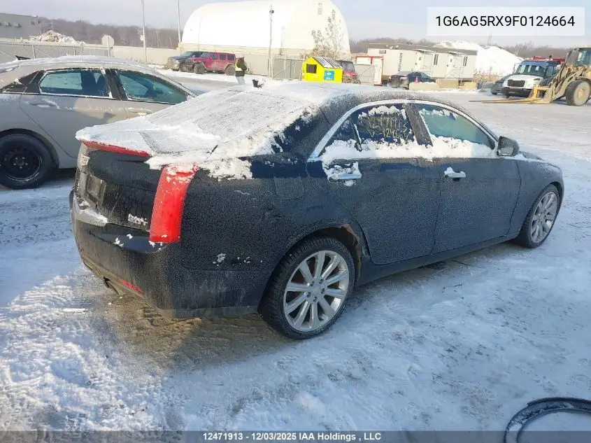 1G6AG5RX9F0124664 2015 Cadillac Ats Turbo