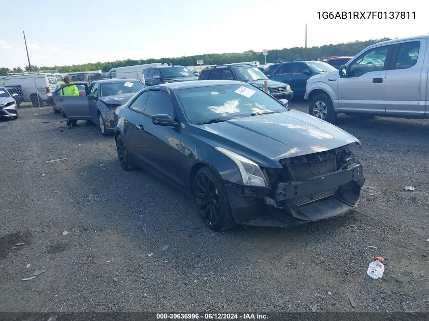 1G6AB1RX7F0137811 2015 Cadillac Ats Luxury