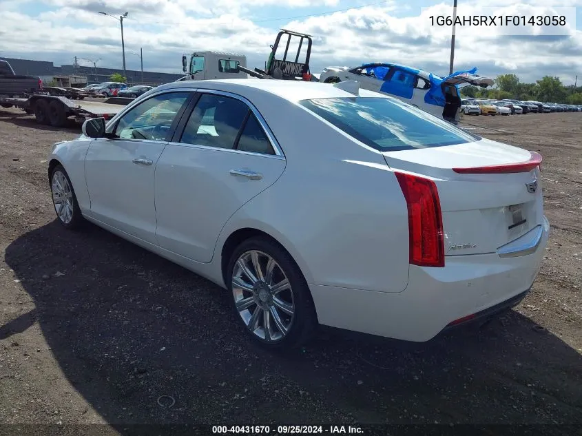 1G6AH5RX1F0143058 2015 Cadillac Ats Luxury