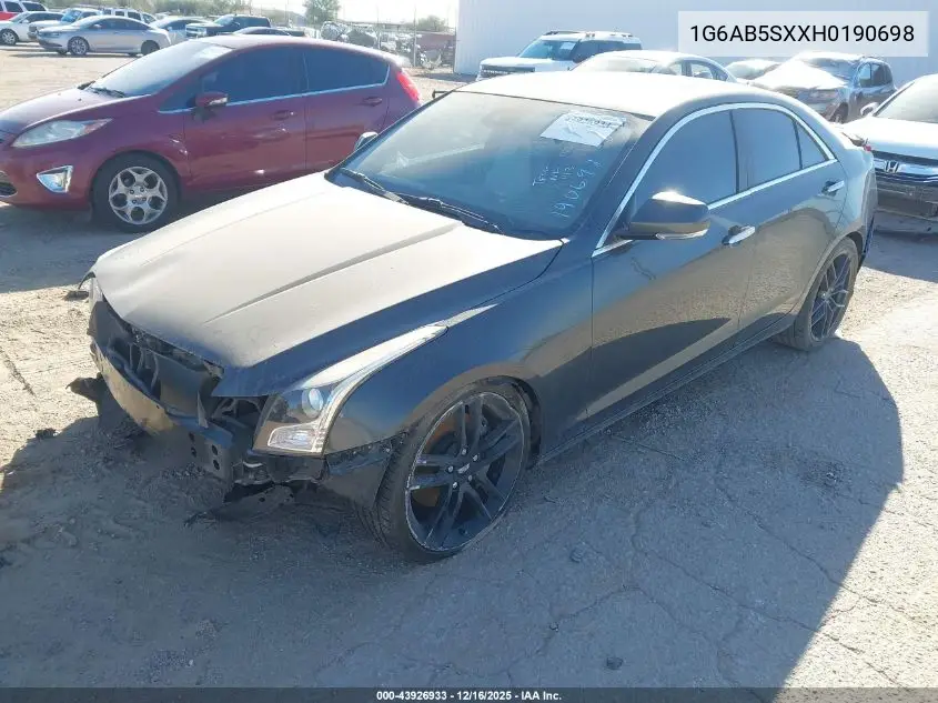 1G6AB5SXXH0190698 2017 Cadillac Ats Luxury
